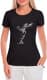 Футболка жіноча Globuspioner класична Rolls-Royce Nike чорна принт спереду