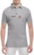 Футболка чоловіча Globuspioner поло Ralli Art Mitsubishi сіра принт спереду