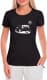 Футболка жіноча Globuspioner класична Volkswagen R400 чорна принт спереду