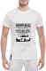 Футболка чоловіча Globuspioner класична Warning Toyota біла принт спереду