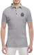 Футболка чоловіча Globuspioner поло Mini Cooper 1966 сіра принт спереду