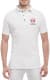 Футболка чоловіча Globuspioner поло Dodge Big Logo v2 біла принт спереду