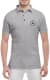 Футболка мужская Globuspioner поло Mercedes-Benz Big Sign серый спереди