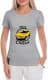 Футболка женская Globuspioner классическая Lada Drive Classic серая принт спереди