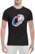 Футболка мужская Globuspioner классическая BMW M MotorSport черный спереди