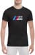 Футболка мужская Globuspioner классическая BMW M Big Logo v2 черный спереди