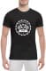 Футболка чоловіча Globuspioner класична BMW Sheer Driving Pleasure чорна принт спереду