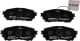 0986494793 Bosch Гальмівні колодки для Mazda 6