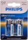 Батарейка Philips Ultra Alkaline LR14E2B/10 C 1,5 V 2 шт