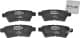 0 986 494 369 Bosch Гальмівні колодки для Nissan Pathfinder