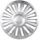 Комплект колпаков на колеса Elegant Luxury цвет серебристый R13