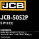 Набор ключей рожковых JCB JCB-5052P 32x36-50x55 мм 5 шт