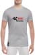 Футболка чоловіча Globuspioner класична Kia Racing сіра принт спереду
