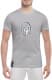 Футболка чоловіча Globuspioner класична Maserati Logo Silver сіра принт спереду