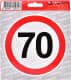 Наліпка ProSwissCar 70 км / год (NL-002)