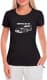 Футболка жіноча Globuspioner класична Toyota GT 86 Art чорна принт спереду