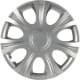 Комплект колпаков на колеса Elegant Impulse цвет серебристый R14