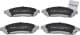50-01-121 Ashika Тормозные колодки