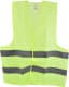 Жилет світловідбивний Zollex зелений з вертикальними смугами