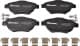 P 61 103 Brembo Тормозные колодки