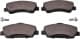 37990 A.B.S. Гальмівні колодки