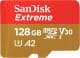 Карта памяти SanDisk Extreme microSDXC 128 ГБ с SD-адаптером SDSQXAA-128G-GN6AA