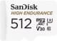 Карта памяти SanDisk High Endurance microSDXC 512 ГБ с SD-адаптером