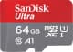 Карта памяти SanDisk Ultra microSDXC 64 ГБ с SD-адаптером SDSQUAB-064G-GN6IA
