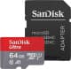 Карта памяти SanDisk Ultra microSDXC 64 ГБ с SD-адаптером SDSQUAB-064G-GN6IA