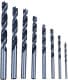 Набір свердл S&R спіральних по дереву 216801008 3-10 мм 8 шт.