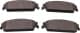 ADA104251 Blue Print Тормозные колодки для Cadillac Escalade