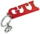 Брелок VAG GTI червоний GTIKH01