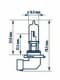 Автолампа Narva HB3 P20d 60 W прозрачная 48005