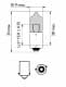 Автолампа Philips WhiteVision H6W BAX9s 6 W прозора 12036WHVB2