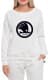 Свитшот женский Globuspioner Skoda Arrow Logo принт спереди спущенный рукав белый