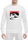 Свитшот мужской Globuspioner Skoda Art спереди класический рукав белый