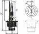 Автолампа Behr Hella Standard D2R P32d-3 35 W прозора 8GS007001151