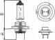 Автолампа Behr Hella H7 PX26d 55 W прозрачная 8GH007157481