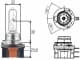 Автолампа Behr Hella Standard H15 PGJ23T-1 55 W прозора 8GJ168119001