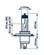 Автолампа Narva H4 P43t-38 60 W прозрачная 48003