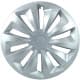 Комплект колпаков на колеса JESTIC Fox цвет серебристый R13