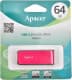 Флешка Apacer AH334 Pink 64 ГБ