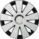 Ковпак на колесо Olszewski Nefryt Chrome колір білий + чорний R16