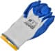 Перчатки рабочие Sigma трикотажные с латексным покрытием синие