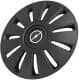 Комплект колпаков на колеса Rex Opel цвет черный с карбоновой отделкой R16