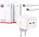 Мережевий зарядний пристрій XO XOL102CWH 35 Вт
