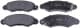116398 Febi Тормозные колодки для Suzuki Swift