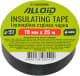 Ізоляційна стрічка Alloid IT-1301825Bk чорна ПВХ 19 мм х 25 м