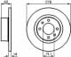 0 986 478 981 Bosch Гальмівний диск для Citroen C5