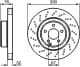 0 986 478 470 Bosch Тормозной диск